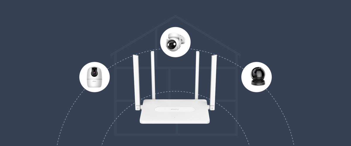 HR12F tự đồng bộ Wi‑Fi với các camera Imou