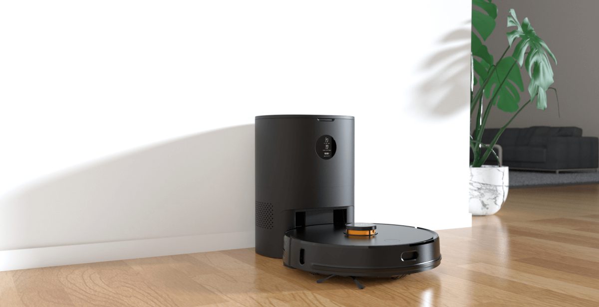 Robot hút bụi lau nhà Imou RV-L11-A và trạm sạc tự đổ rác