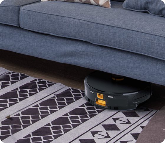 Robot luồn dưới gầm sofa