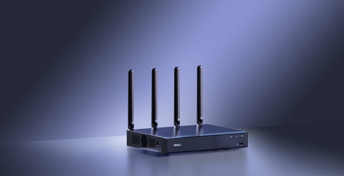 Đầu ghi hình Wi‑Fi 6 Imou N118W với 4 ăng‑ten
