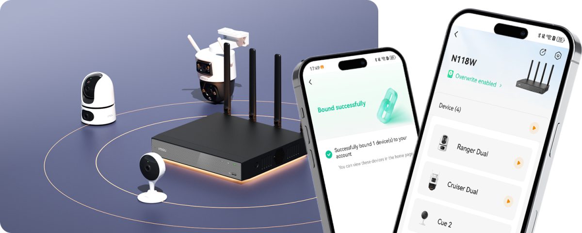 Thêm các camera trên đầu ghi vào ứng dụng Imou Life