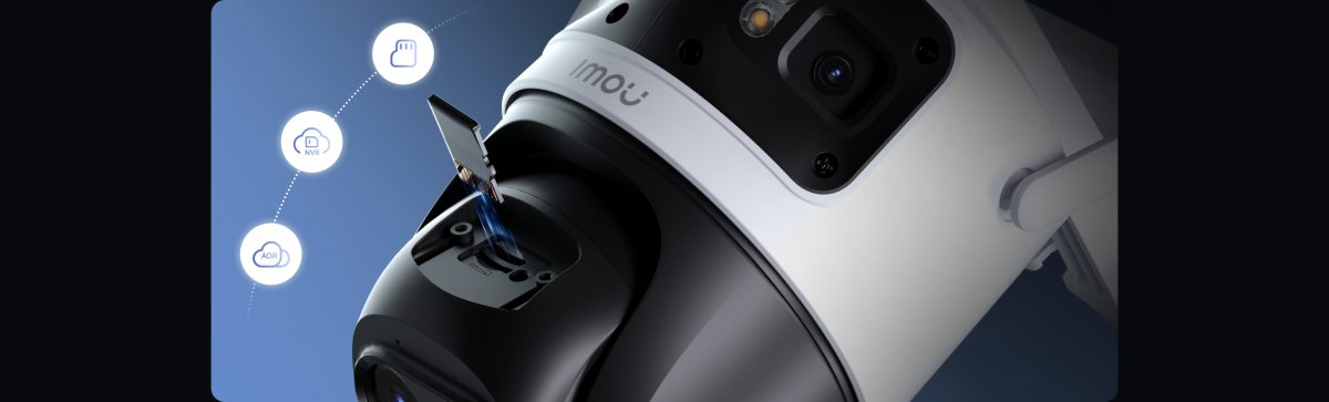 Khe thẻ nhớ đôi trên camera, lưu đám mây và đầu ghi