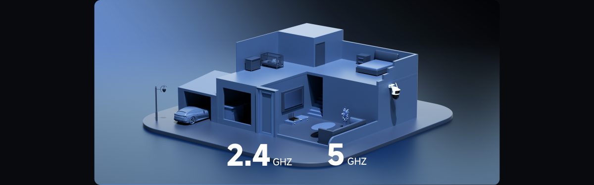 Wi-Fi 6 băng tần kép 2.4GHz và 5GHz