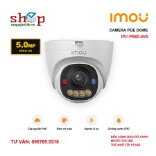 Camera IP PoE Imou PS8D 5MP IPC-PS8D-5V0 dome ngoài trời, ban đêm có màu