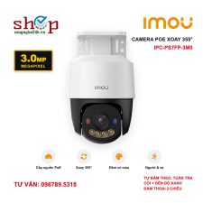 Camera IP PoE Imou PS7F 3MP IPC-PS7FP-3M0 xoay 360 ngoài trời, ban đêm có màu