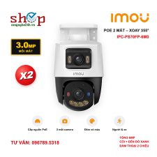 Camera IP PoE Imou PS70F 6MP IPC-PS70FP-6M0 2 mắt xoay 360 ngoài trời