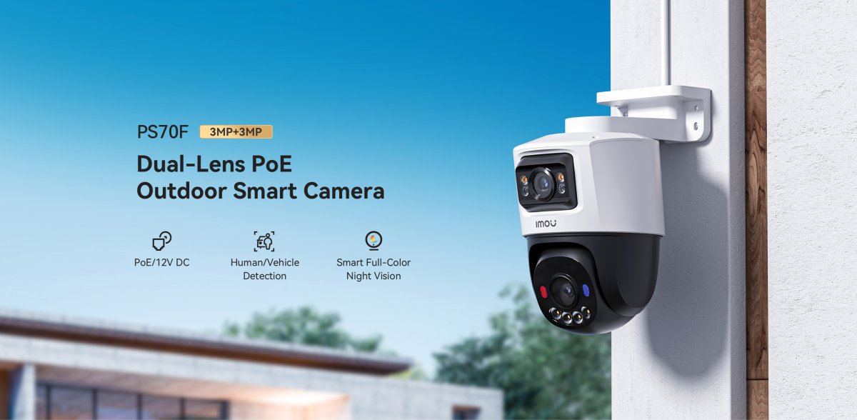Camera Imou PS70F 2 mắt gắn trên tường