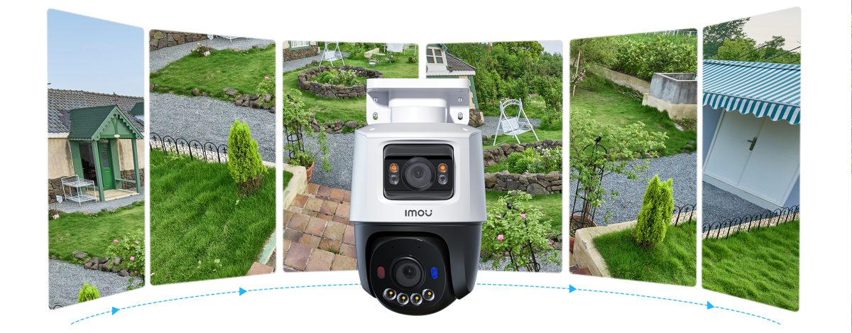 Mắt xoay PS70F tuần tra quanh sân vườn