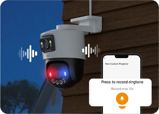 Ghi âm còi cảnh báo trên app