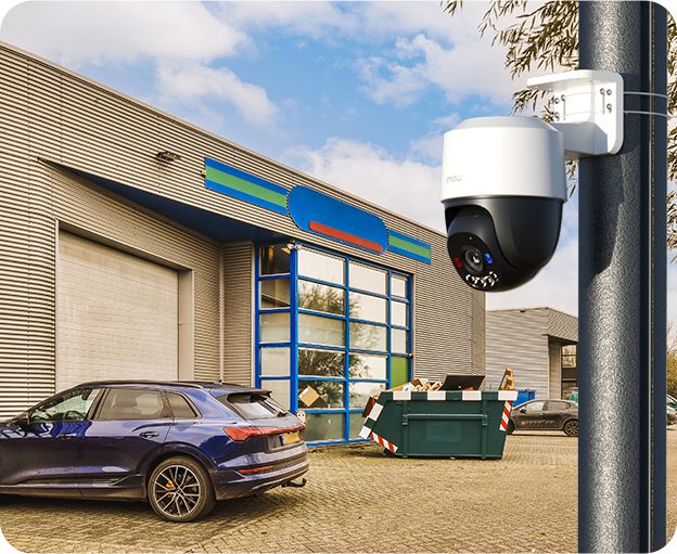 Camera PS7F lắp ở nhà để xe