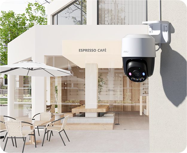 Camera PS7F lắp ở quán cà phê