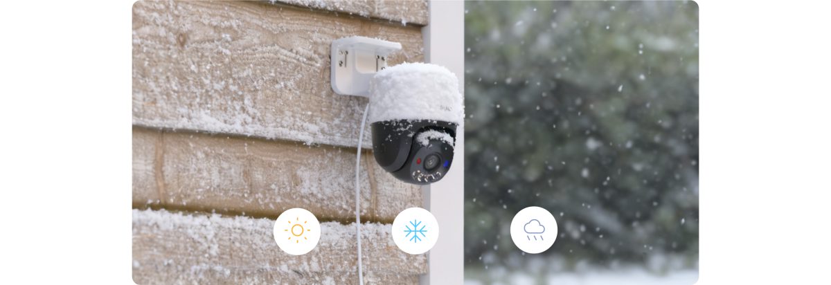 Camera PS7F hoạt động dưới nắng, mưa và tuyết