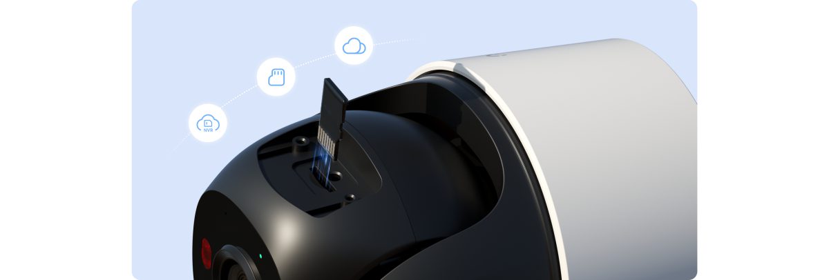 Khe thẻ nhớ microSD của camera PS7F