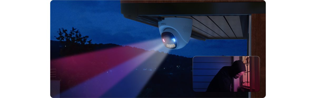 Camera PS8E nháy đèn đỏ xanh cảnh báo