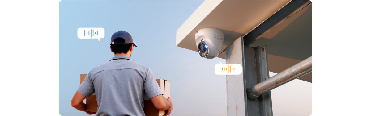 Shipper nói chuyện qua camera PS8E