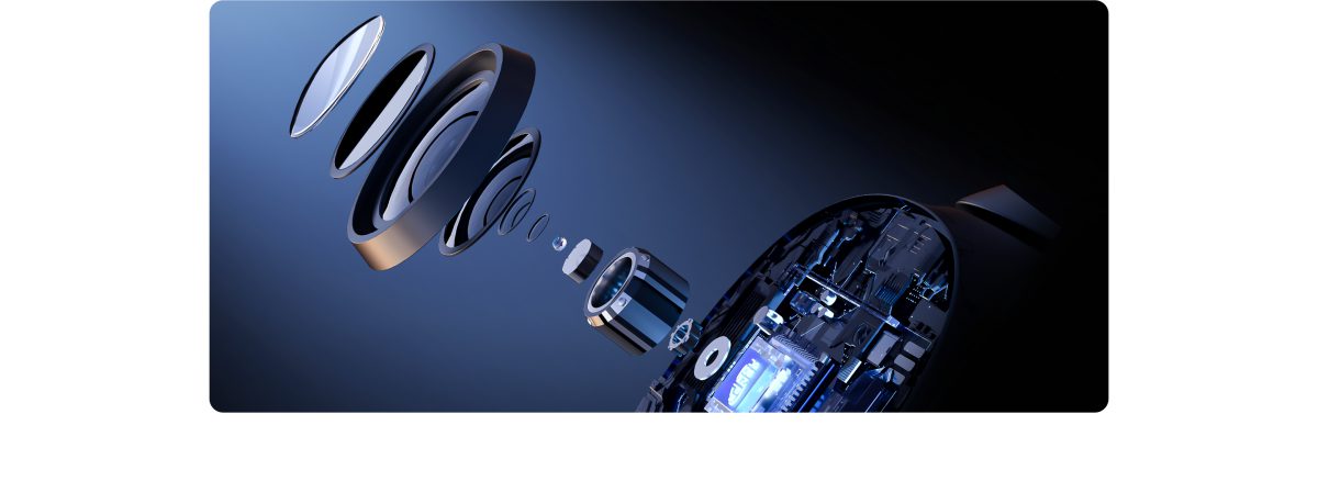 Cụm ống kính và chip xử lý AI của Ranger 2 Dual