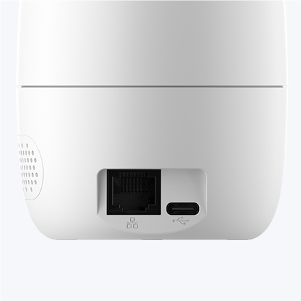 Cổng LAN ở đế camera