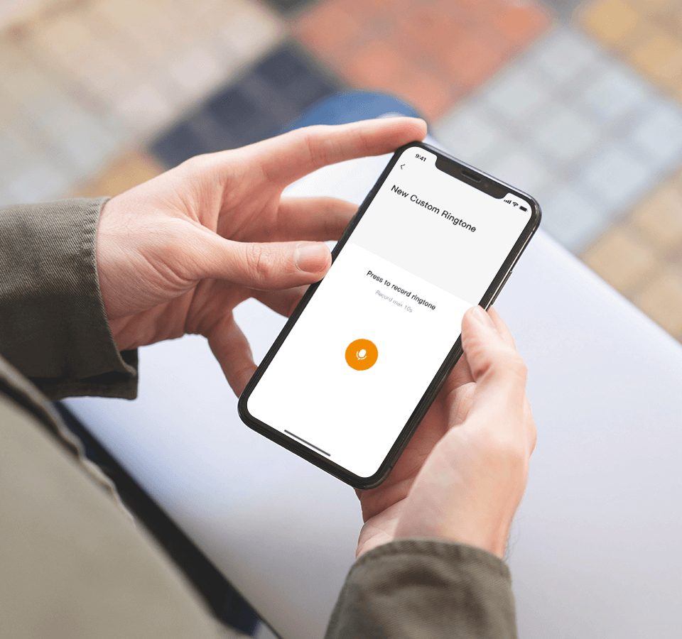 Ghi âm lời cảnh báo trên app