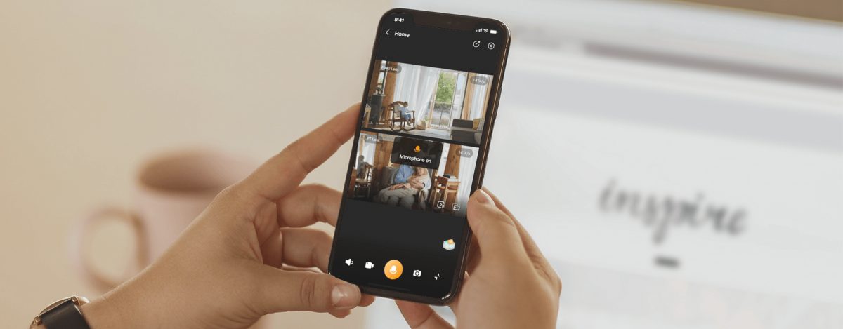 Xem hai khung hình và bật micro trên app Imou Life