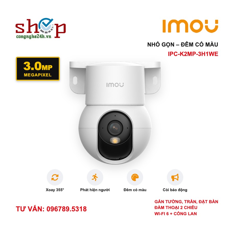 imou-ranger-mini-3mp-anh-dai-dien Camera Wifi Imou Ranger Mini 3MP IPC-K2MP-3H1WE xoay 360 đàm thoại 2 chiều