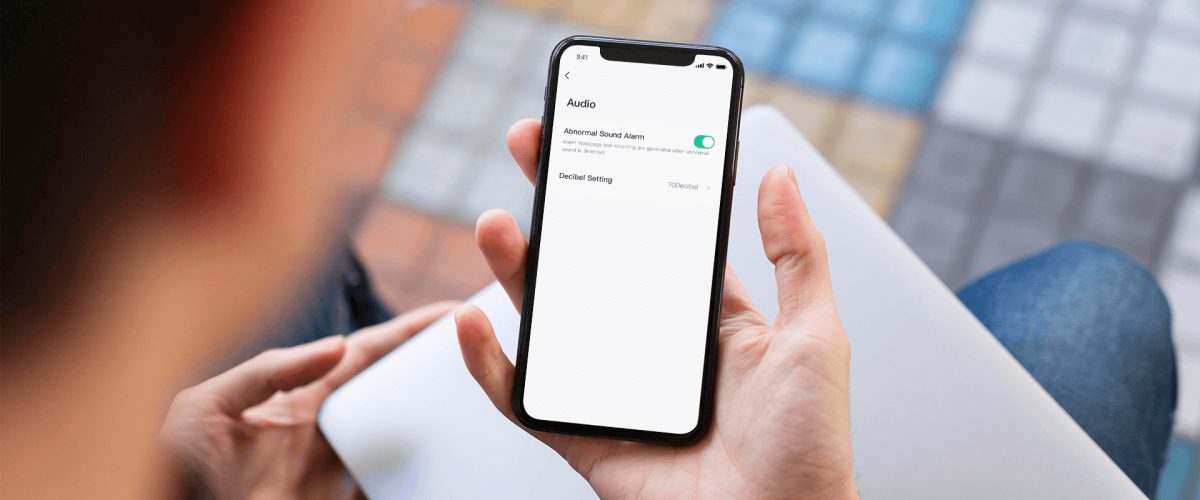 Nhận cảnh báo âm thanh bất thường trên app Imou Life