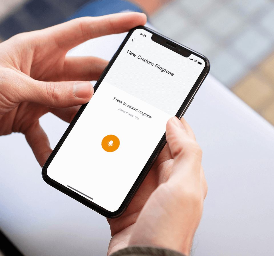 Ghi âm âm thanh cảnh báo riêng trên app