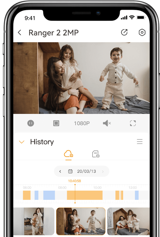 Xem lại video Ranger 2 trên app Imou Life