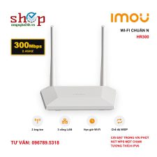 Bộ phát Wifi Imou HR300 chuẩn N 300Mbps 2 ăng-ten, hỗ trợ chế độ WISP