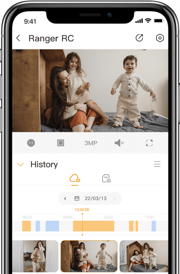 Xem lại video Ranger RC trên app Imou Life