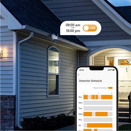 Đặt lịch bảo vệ trên app