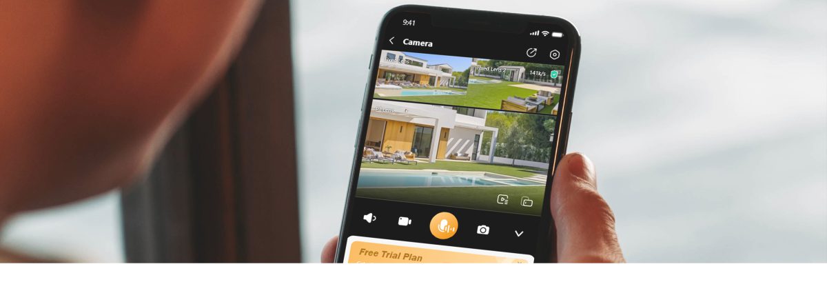 Xem ba mắt camera và đàm thoại qua app Imou Life