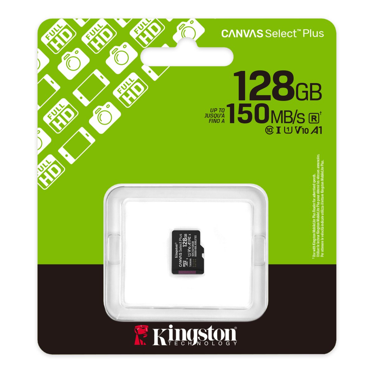 Thẻ Nhớ Kingston 32GB Canvas Class 10 100MB/s – Canvas Select Plus 64GB, 128GB, 256GB