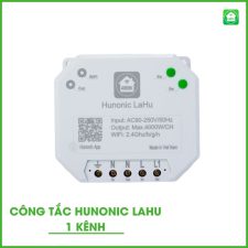 Công Tắc Wifi Hunonic Lahu 1 Kênh Công Suất Lớn 4000W