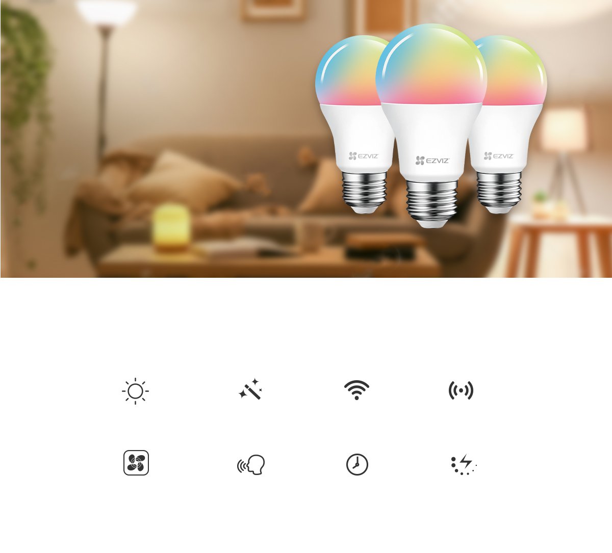 Bóng đèn LED Wi-Fi thông minh EZVIZ LB1-Color