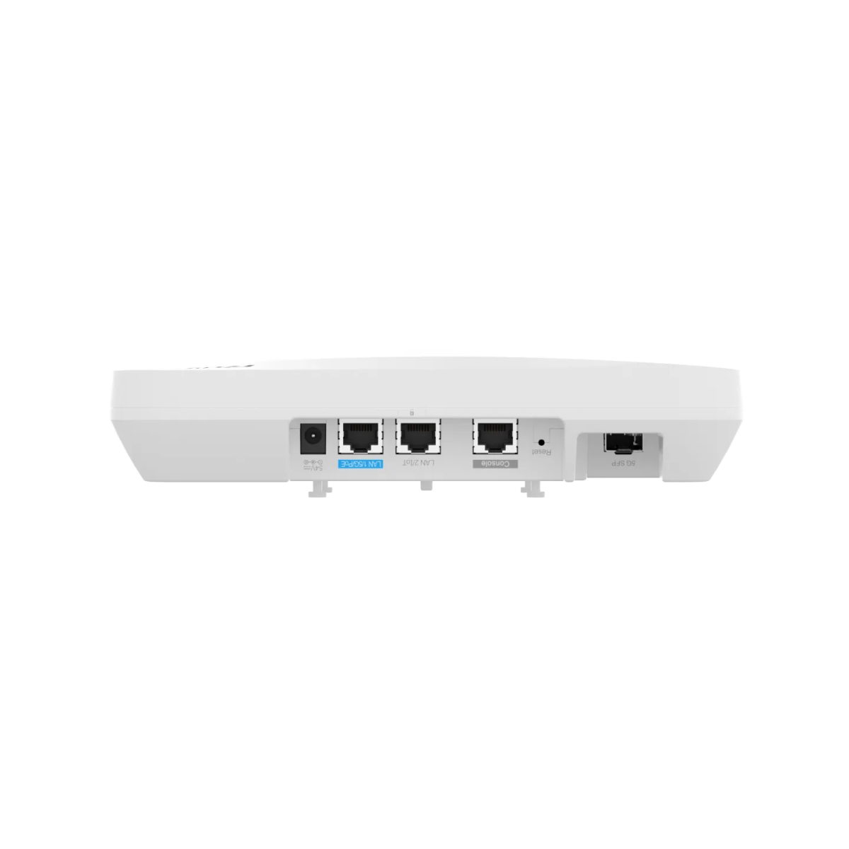 Hốc cổng RG-AP880-L: nguồn DC, cổng 5G, LAN, console, SFP 5G