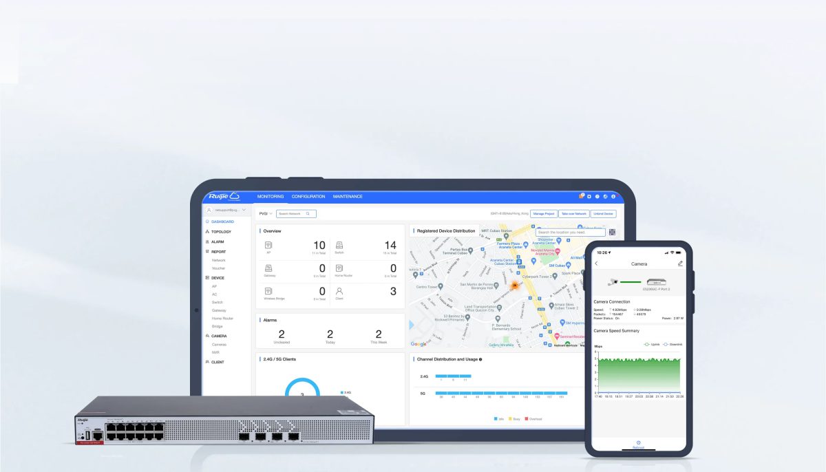 Quản lý RG-CS83-12GT4XS-P trên Ruijie Cloud