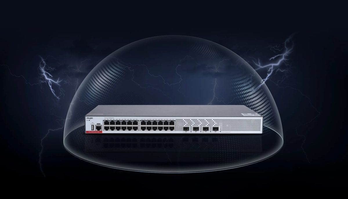 RG-CS83-24GT4XS chống sét 10 kV trên cổng mạng