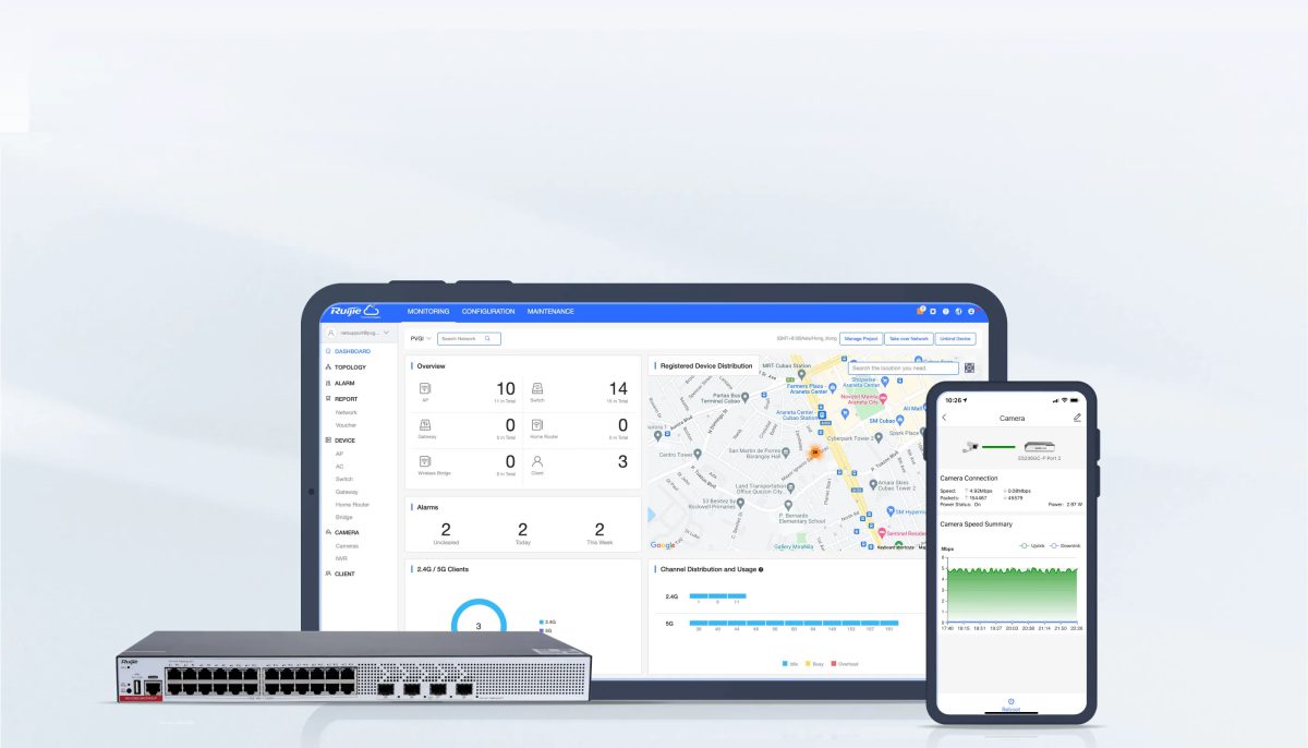 Quản lý RG-CS83-24GT4XS-P trên Ruijie Cloud