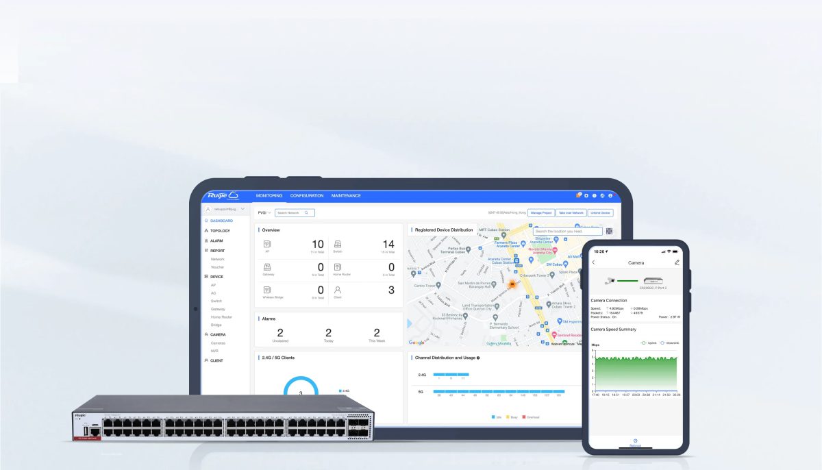 Quản lý RG-CS83-48GT4XS trên Ruijie Cloud