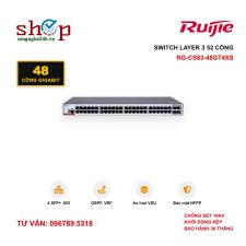 Switch Layer 3 Ruijie RG-CS83-48GT4XS 48 cổng Gigabit, 4 cổng SFP+ 10G