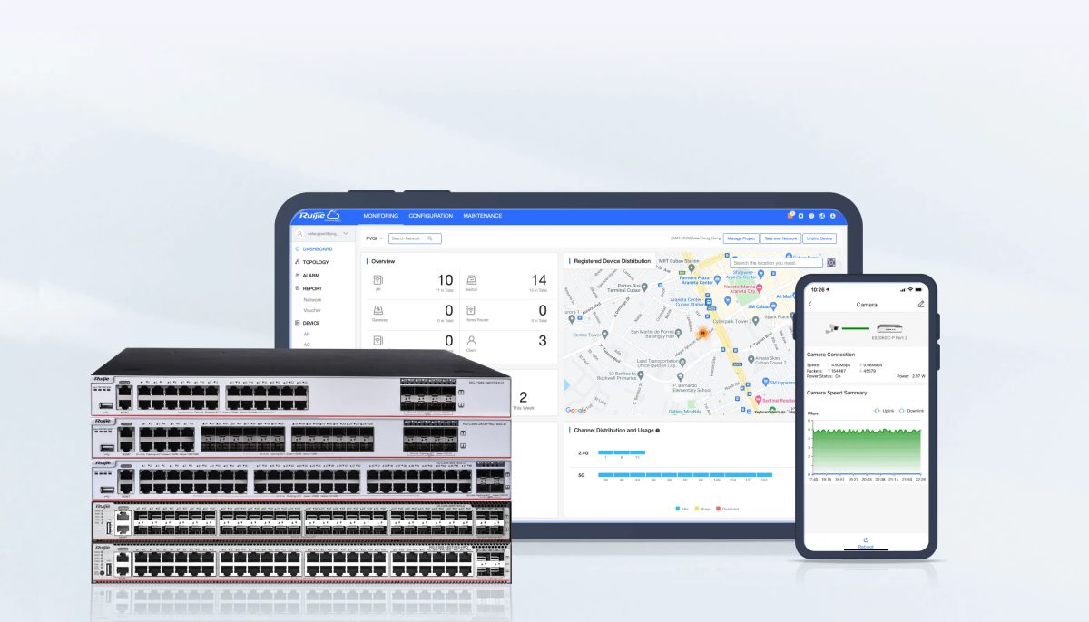 Quản lý switch Ruijie CS85 trên Ruijie Cloud