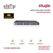 Switch lõi Layer 3 Ruijie RG-CS85-48GT4XS-D 48 cổng Gigabit, 4 cổng SFP+ 10G