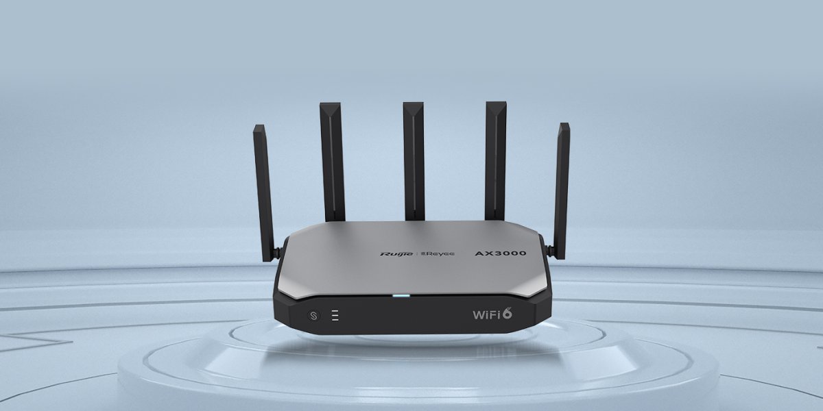 Router Wi-Fi 6 Ruijie RG-EG105GW-X với 5 ăng-ten ngoài