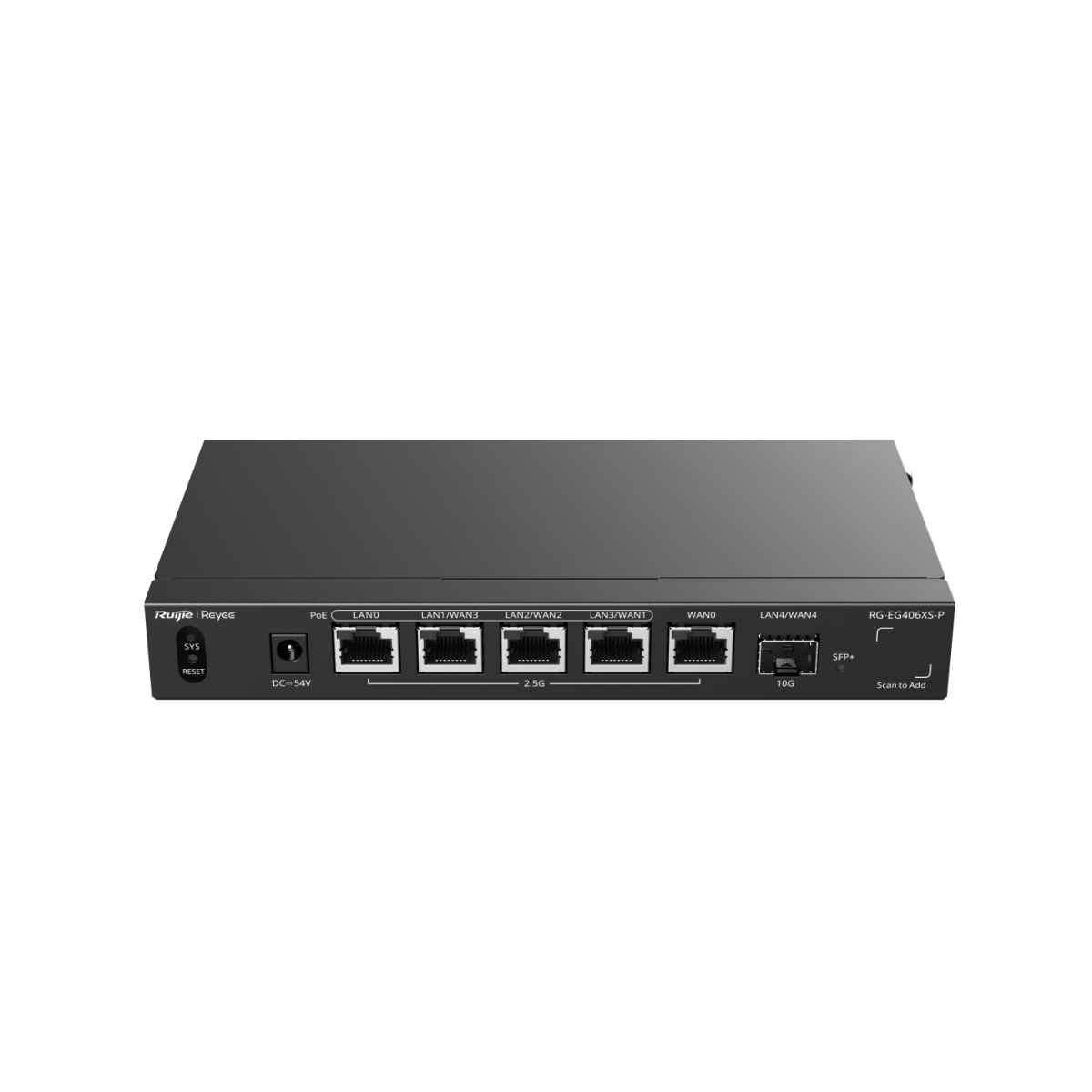 Mặt trước router Ruijie Reyee RG-EG406XS-P