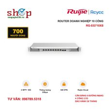 Router doanh nghiệp Ruijie Reyee RG-EG710XS 10 cổng, 2 SFP+ 10G, 700 người dùng