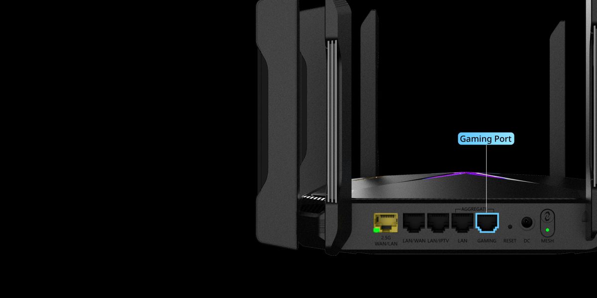 Cổng chơi game ở mặt sau RG-EW6000GX