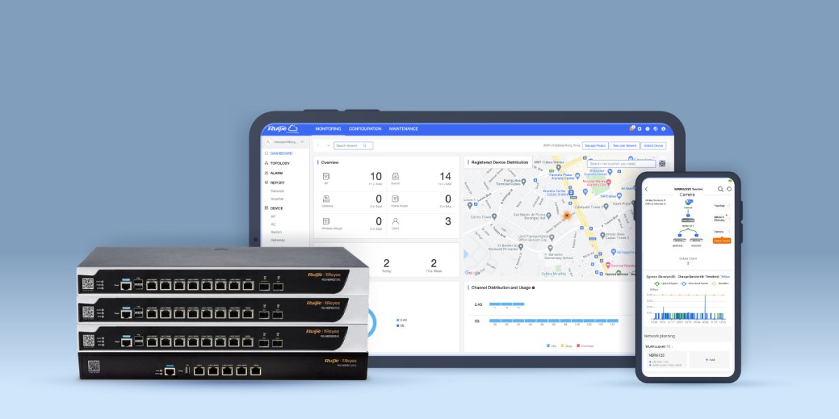 Router dòng NBR6000 quản lý trên Ruijie Cloud