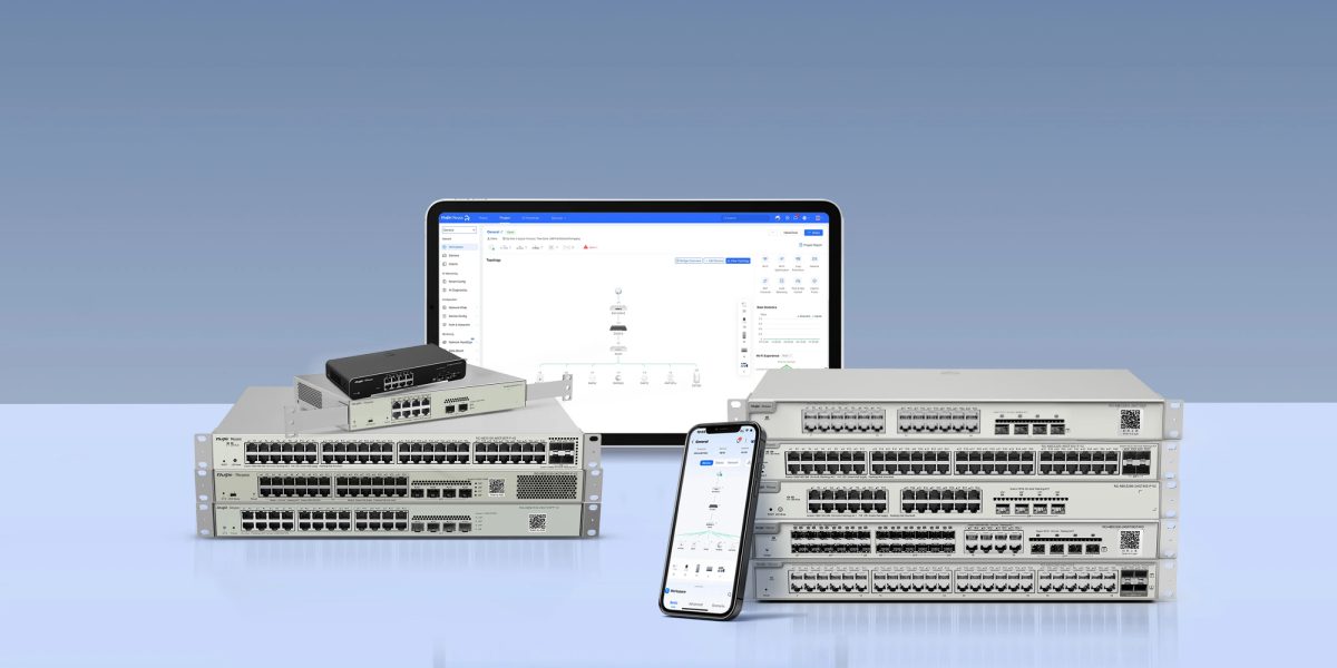 Quản lý switch Reyee trên Ruijie Cloud bằng máy tính và điện thoại