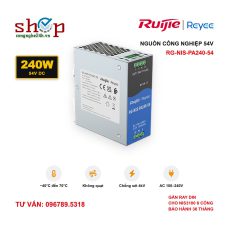 Nguồn công nghiệp Ruijie Reyee RG-NIS-PA240-54 240W 54V DC gắn ray DIN