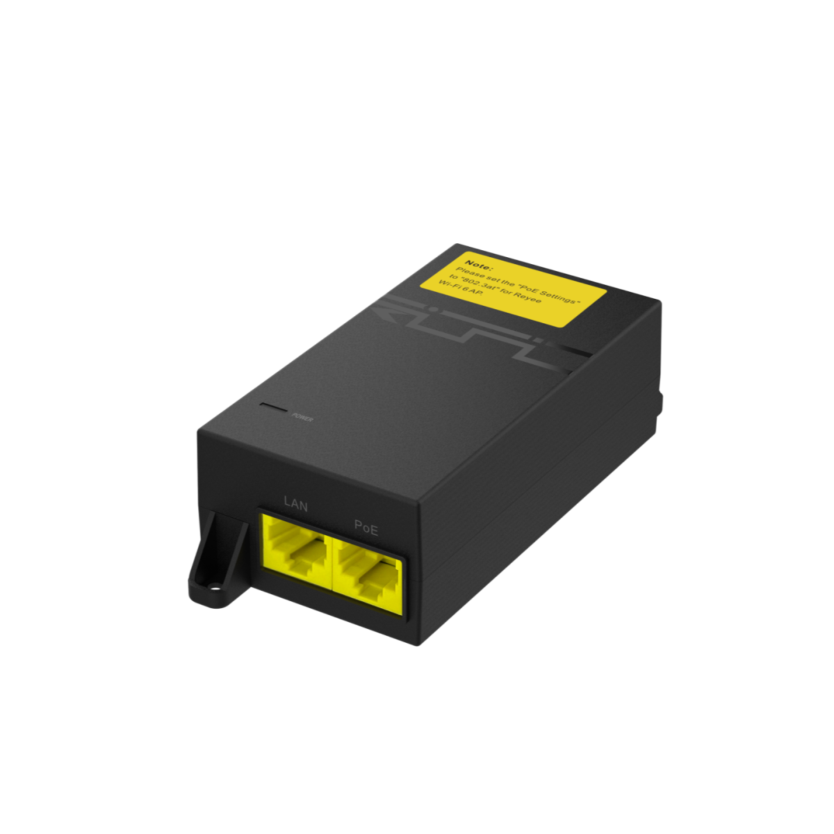Hai cổng mạng LAN và PoE của RG-POE-AT30